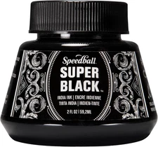Speedball Super Black India Ink, 2-Ounce