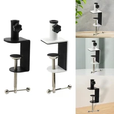 Table Mount Clamp, Arm Stand Shockproof with Adjustable Screw Stable for Desktop