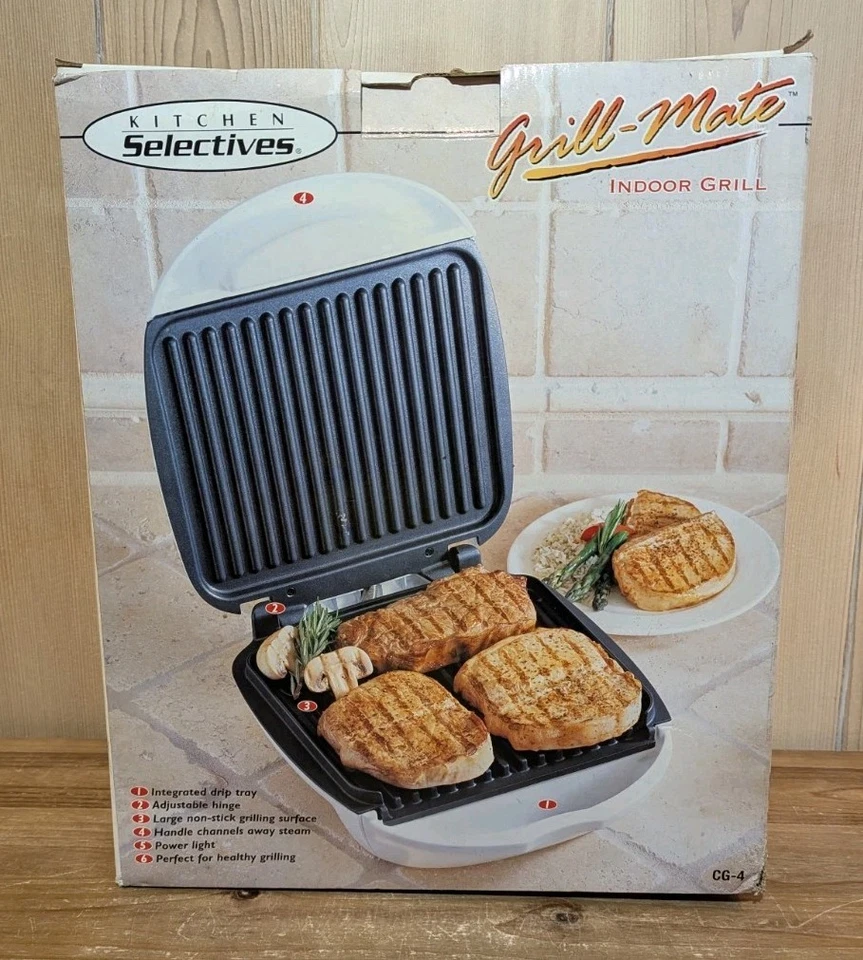 Kitchen Selectives Grill Mate Parrilla Interior CG-4 Antiadherente - NUEVO EN CAJA Foto 4 de 4