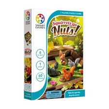 New - SmartGames Squirrels Go Nuts - Ages 6 1 player