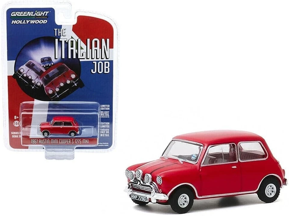 The Italian Job Classic Mini Cooper S Set 1:64 Scale Diecast Metal Greenlight - Image 2 of 4