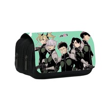 Kaiju No.8 EIGHT HIBINO Pen Bag Handbag Makeup Case Storage Cute Student Travel