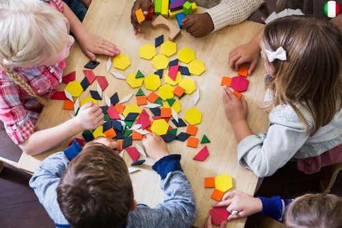 EACHHAHA Montessori Puzzle in Legno di 155 Forma Geometrica -Tangram Toy Card - Foto 5 di 9