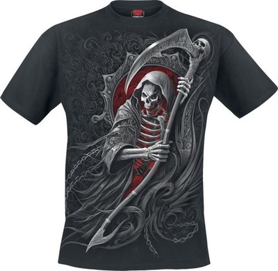 Spiral T-Shirt Herren Reaper's Portal schwarz