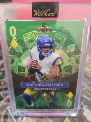2026 Wild Card Matthew Stafford Black Tie Edition 1/4 Queen Qb. Rams