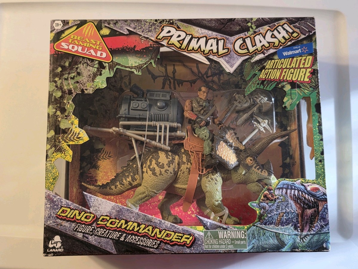 LANARD TOYS~PRIMAL CLASH~DINO COMMANDER~BEAST TAMING SQUAD