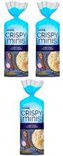 Quaker Crispy Minis Everything Large Brown Rice Cakes, 168g 3 Pack