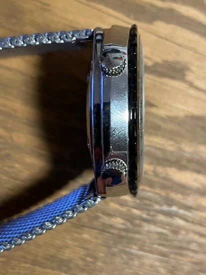 Sorna Automático World Time Traveler 21 Joyas Reloj Hombre Banda de Malla Foto 3 de 4