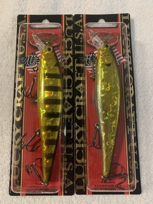 (LOT OF 2) LUCKY CRAFT POINTER 128SP 1oz.  MULTIPLE COLORS NIP 128 SP