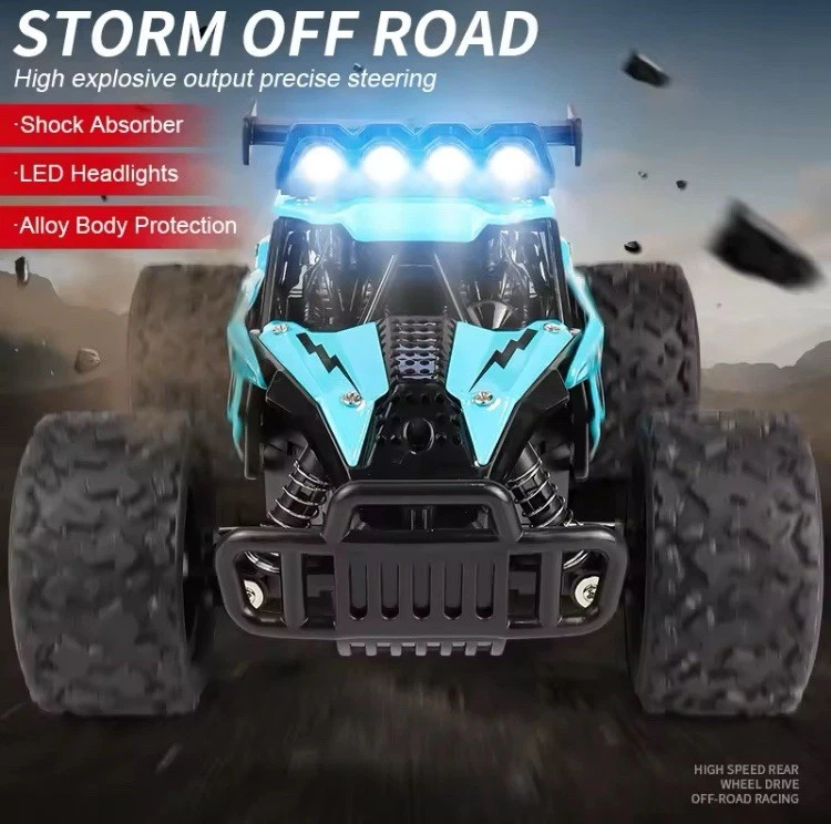 Macchina Telecomandata Professionale 4x4 1:16 Fuoristrada Auto RC alta velocità - Immagine 2 di 4