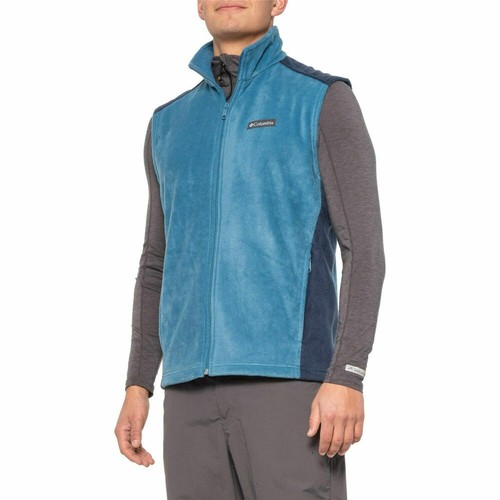 Full Zip Fleece Vest BLUE 
