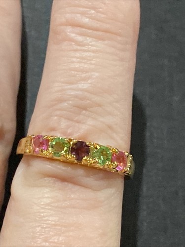 DAC anniversary ring size 9 pretty stones - 第 7/8 張圖片