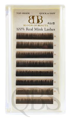 Bloom of Beauty 100% Real Siberian Mink Lashes Curl C, B, J - Wimpernverlängerung