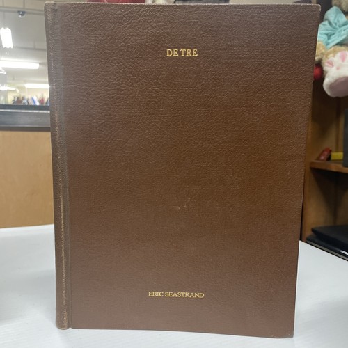 VINTAGE DETRE MUSIC BOOK BY ERIC SEASTRAND HARDCOVER (FC90-3Q3413