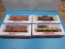 HO Scale Walthers Trainline 4 Assorted Freight Cars Lot 2029
