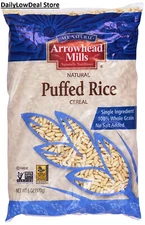 Arrowhead Mills Puffed Rice Cereal 6 oz Pkg