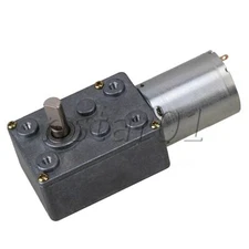 12V 2RPM Turbo Worm Geared Box Reduction DC Motor Set of 5 Silver