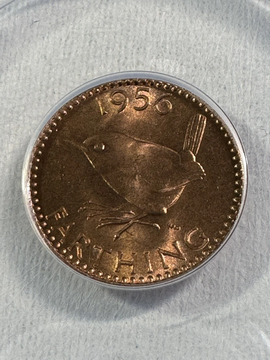 Preços baixos em 1956 farthings do Reino Unido | eBay