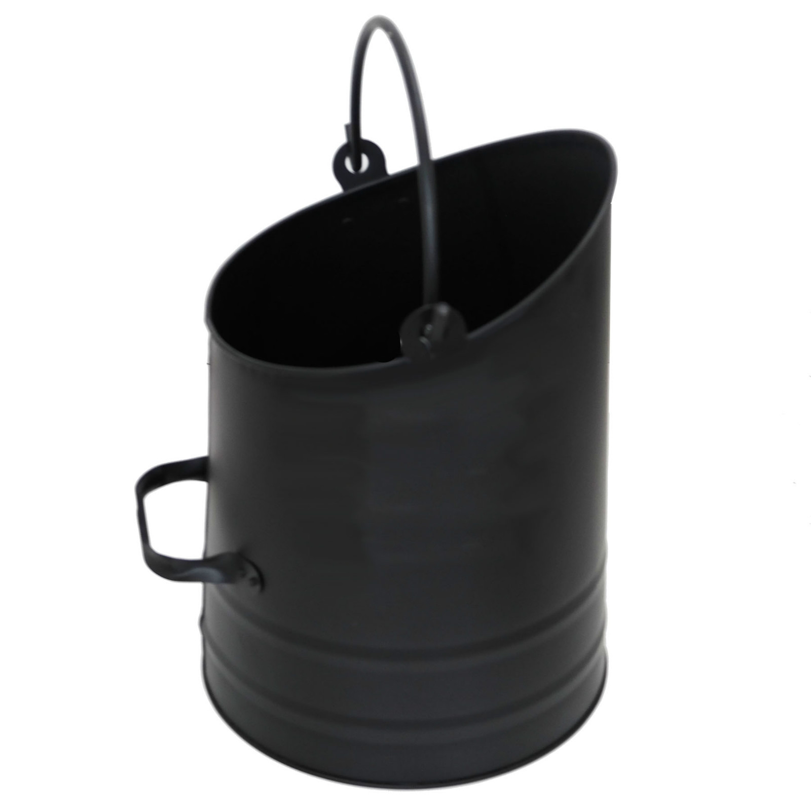 Galvanised Coal Bucket Hod Wood Log Holder Scuttle Fireplace Metal Ash