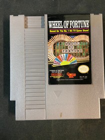 NINTENDO NES WHEEL OF FORTUNE GAME CARTRIDGE