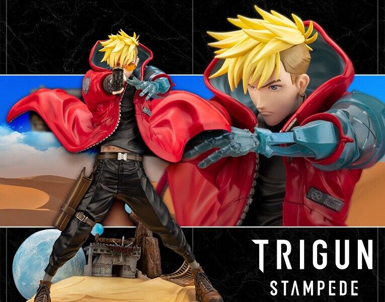 NEW KOTOBUKIYA ARTFX J Vash the Stamped TRIGUN STAMPEDE Ver NEW KOTOBUKIYA ARTFX J Vash the Stamped TRIGUN STAMPEDE Ver