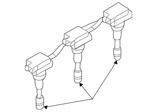 Conjunto de bobina de encendido genuino Kia 2002-2005 Sedona 27300-39050 OEM NUEVO Foto 4 de 4