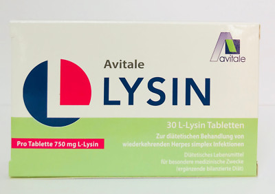 Avitale L-Lysin 750mg Tabletten 30St PZN: 10414300 + Gratiszugabe