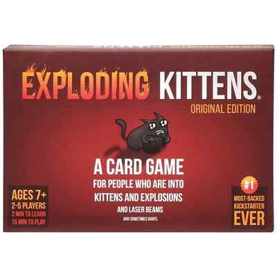 NIB EXPLODING KITTENS Factory Sealed Card Game Original Edition