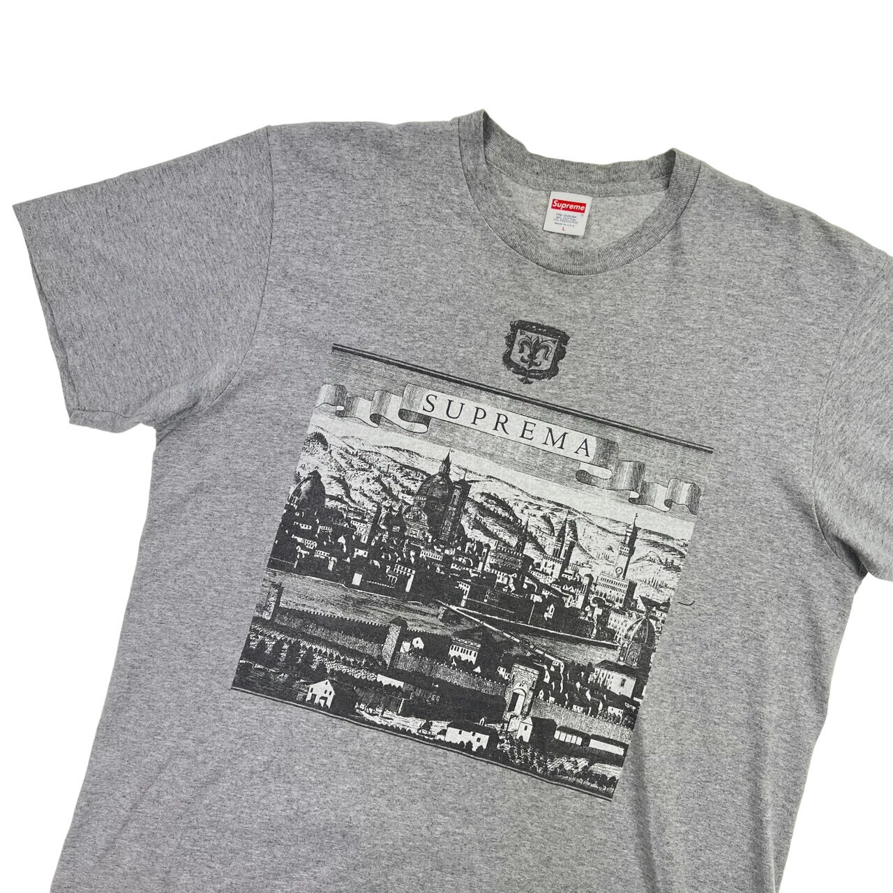 T shirt Supreme Fiorenza gris