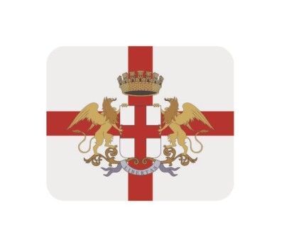 Mousepad Fahne Flagge Genua Provinz Mauspad