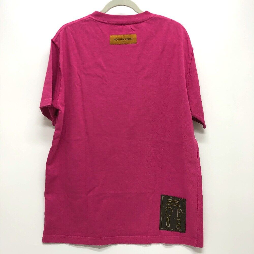 Louis Vuitton Inside-Out Cotton T-Shirt Pink. Size M0