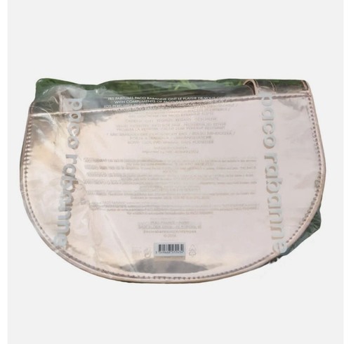 Paco Rabanne metallic rose gold Olympea cross body bag/clutch.Half moon. Medium. - Picture 2 of 6