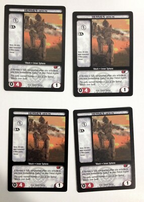 Hermes HER-1S (4) Battletech CCG Counterstrike 'Mech