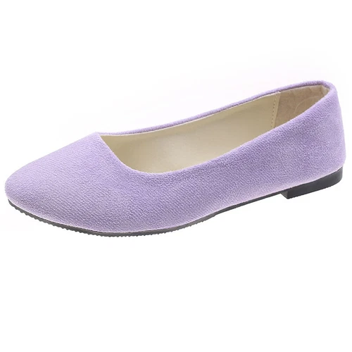 Ladies Dress Flats Slip On Pumps Dance Women Low Heel Cozy Shoes Casual Fashion - Bild 8 von 53