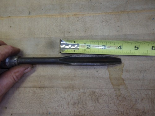 Vintage Holzgriff Werkzeug Metallausschnitt 12 Zoll ????? primitive KOSTENLOSER VERSAND - Bild 12 von 12