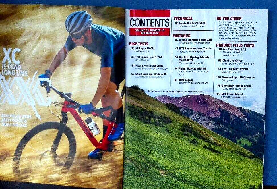 Mtb Trails Top 10 Mtb 2018 MOUNTAIN BIKE ACTION OCTOBER 2018 YT - Main Image