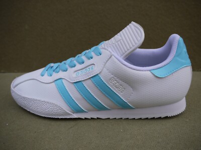 Adidas Trainers Adidas Samba Super White Blue Adidas Samba Super