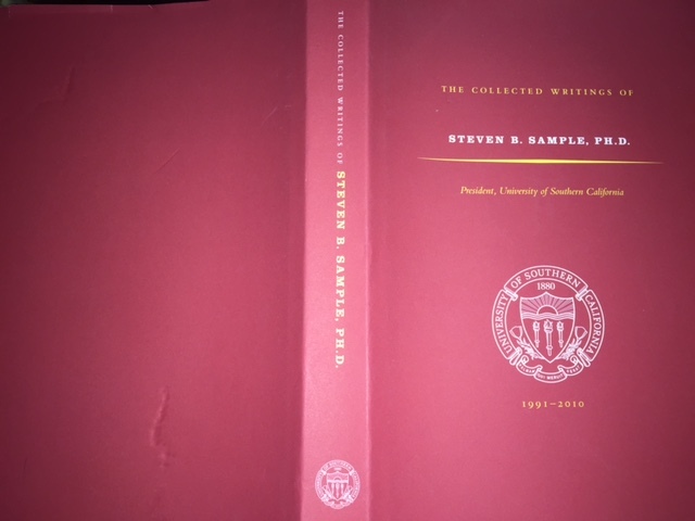THE COLLECTED WRITINGS OF STEVEN B. SAMPLE BY STEVEN SAMPLE *LTD ED* Nowa praca, bardzo popularna