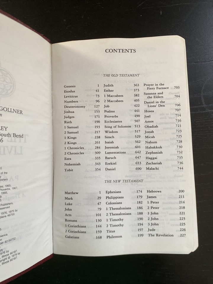 THE CATHOLIC LIVING BIBLE Red Letter Concordance Imitation Leather De The catholic living bible red letter concordance imitation leather de