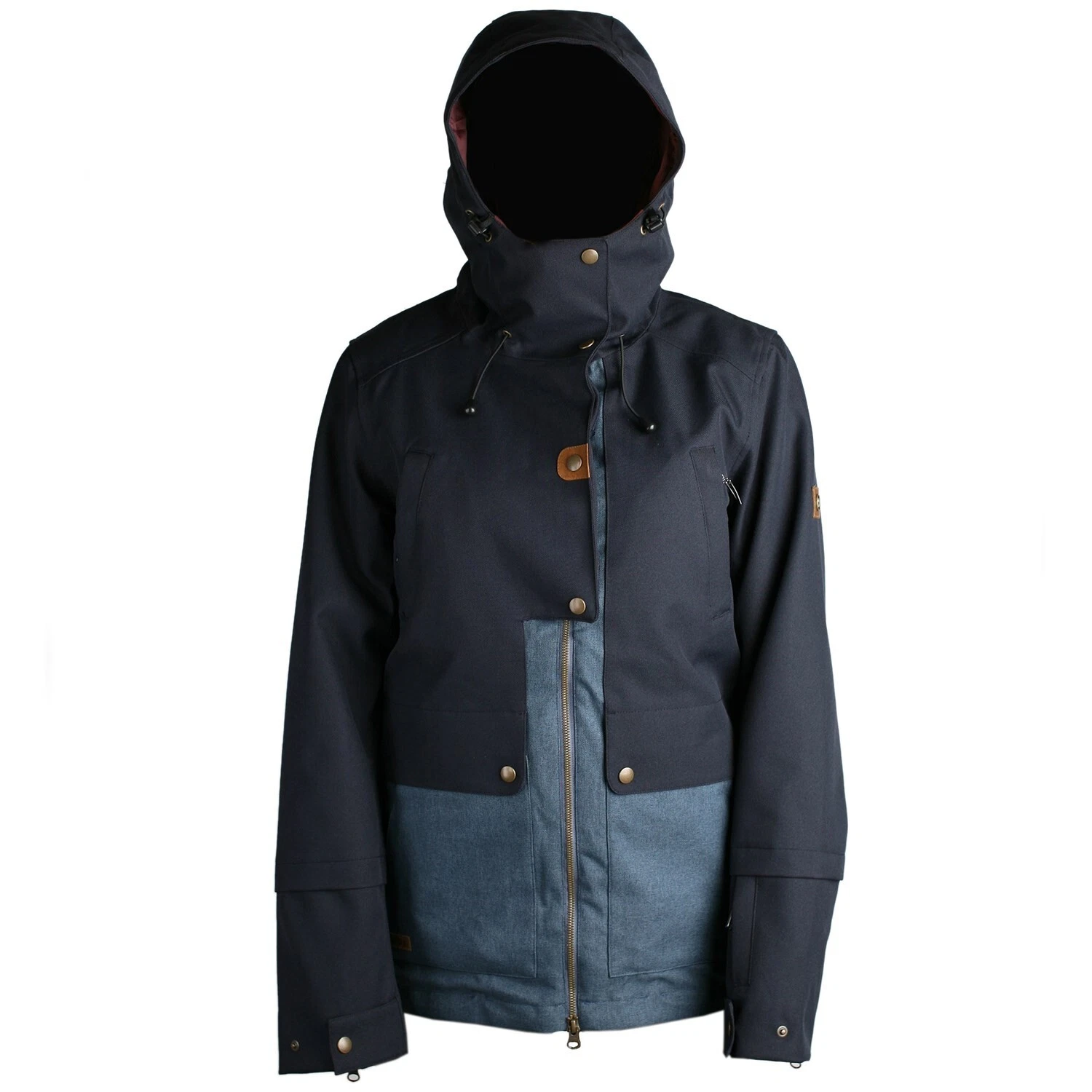 RIDE Snowboard Women's MAGNOLIA Snow Jacket - Navey Denim Melange - Medium - NWT