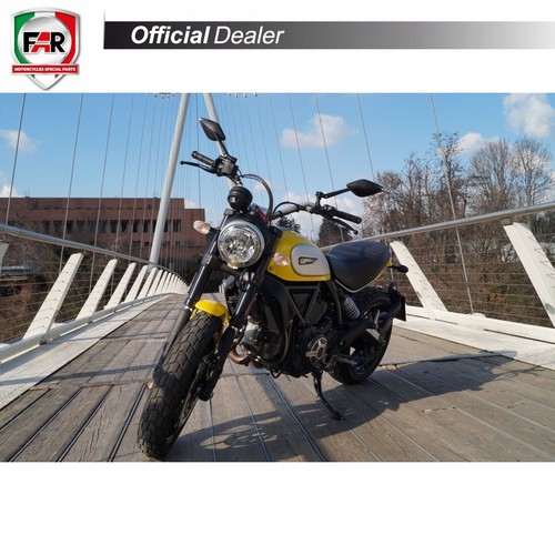 COPPIA SPECCHIETTI FAR 7635 E 7636 VIPER FREEWAY MOTO OMOLOGATI DA MANUBRIO - 第 2/2 張圖片