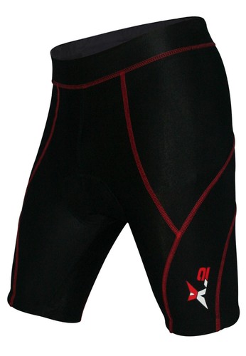 Men Bicycle Biking 3D DI-Molded Padded High Waist Summer Cycling Shorts 6 Panel - Picture 7 of 21