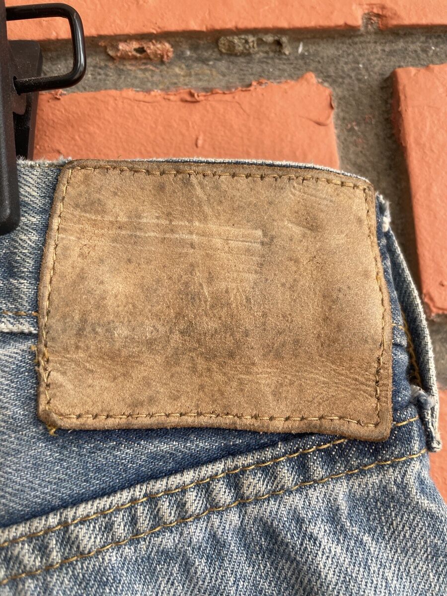 Levis LVC 501XX Leather Patch Hidden Rivet 50's Stone Washed Levis LVC 501XX Leather Patch Hidden Rivet 50's Stone Washed