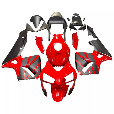 Fairings for Honda 2003 2004 CBR600RR Plastic Injection Bodywork - Red Iron Gray
