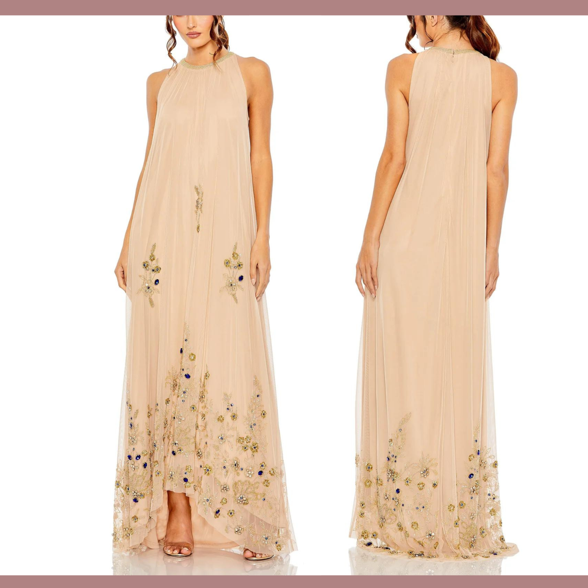 MAC DUGGAL スパンコールドレス 0400020877432_CREAMMULTI?wid=