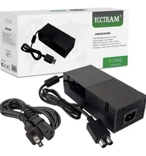 Replacement Brick Adapter For X-Box One, Output 220W, 12V, 17.9A YCCTEAM: Black