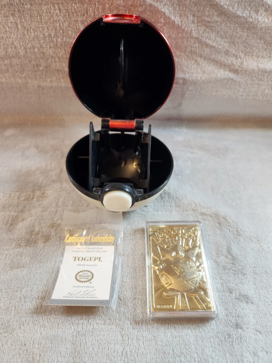 pokemon 23k gold plated trading cards value Togepi How Much are Gold Pokemon