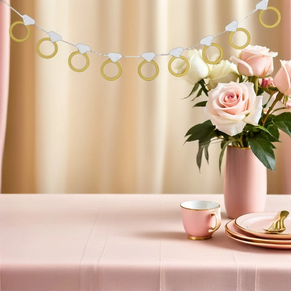 Banner Bridal Shower Decorations Wedding Party Backdrop - Image 3 of 4