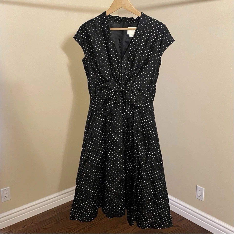 Vestido midi Kate Spade NewYork Freesia lunares talla 8 Foto 3 de 4