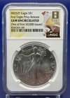 2025 (P) SILVER EAGLE NGC Gem Uncirculated FIRST EAGLE PRIVY RELEASE